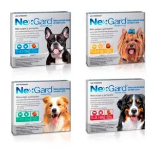 Pastilla Anti pulgas y garrapatas Nexgard para perros