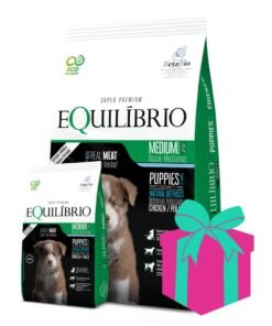 Alimento Equilibrio para perro Cachorro Razas Medianas 15kg + 3kg
