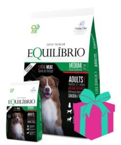 Alimento Equilibrio para perro Adulto Razas Medianas 15kg + 3kg