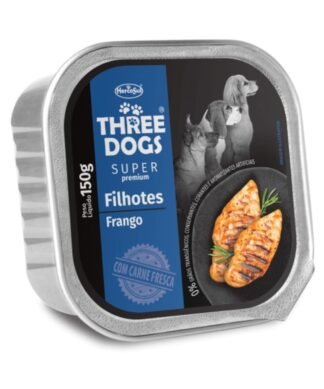 Pate Three Dogs para perro cachorro 150gr