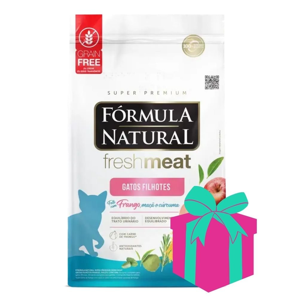 Alimento Formula Natural para gatos Cachorros Fresh Meat 7kg