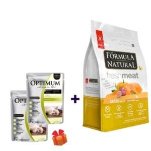 Alimento Formula Natural para gatos Adulto Castrado Fresh Meat Salmon 7kg