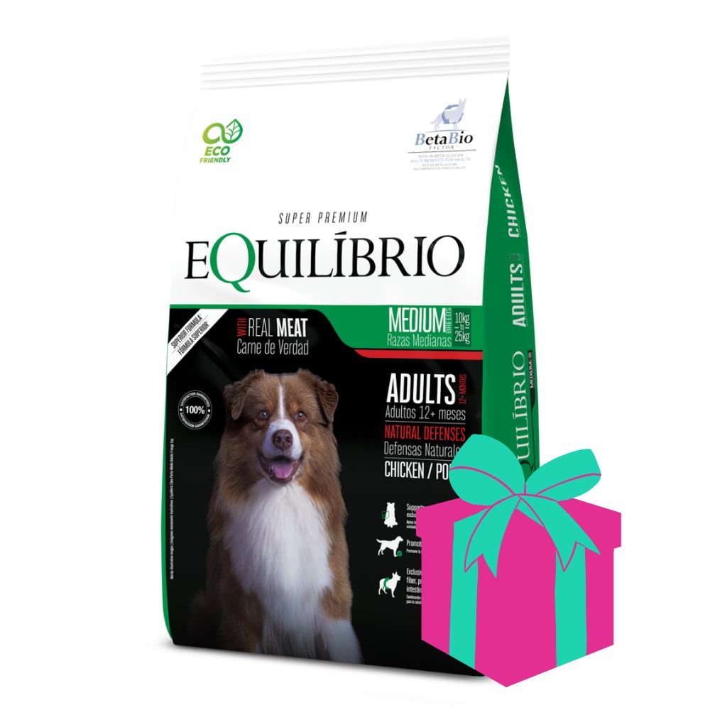 Alimento Equilibrio para perro Adulto Razas Medianas 15kg