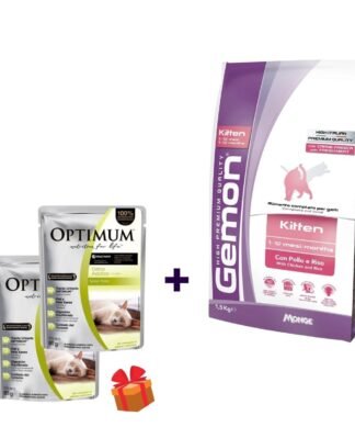Alimento Gemon para gato Cachorro Pollo y Arroz 7kg