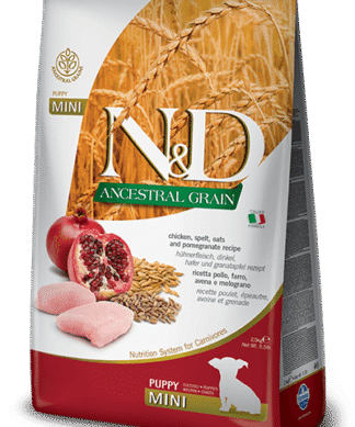 Alimento NYD Ancestral Grain para perro Cachorro 2.5 kg Razas Pequeñas