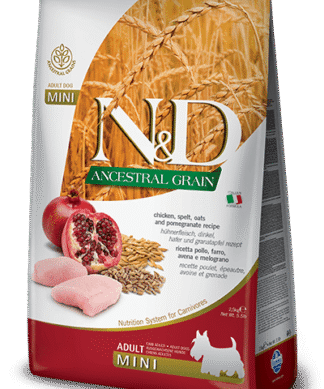 Alimento NYD Ancestral Grain para perro Adulto 2.5 kg Razas Pequeñas