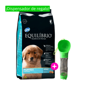 Alimento Equilibrio para perro Cachorro Razas Grandes 15 kg + Dispensador de agua DE REGALO!