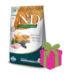 Alimento NYD Ancestral Grain para perro Cachorro Razas Medianas 15 kg