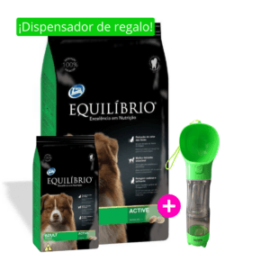 Alimento Equilibrio Adulto 15kg + 3kg + Dispensador de agua DE REGALO!