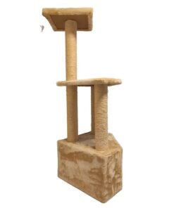 Alternative view of Rascador para gato con box y 3 plataformas