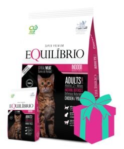 Alimento Equilibrio para gatos Adultos 7.5kg + 750g