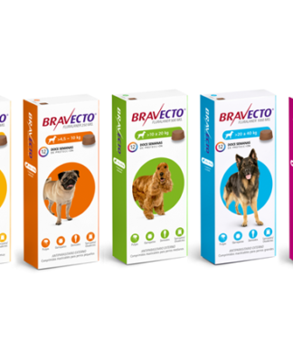 Comprimido anti pulgas y garrapatas trimestral para perro Bravecto