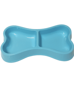 Comedero Doble en forma de hueso