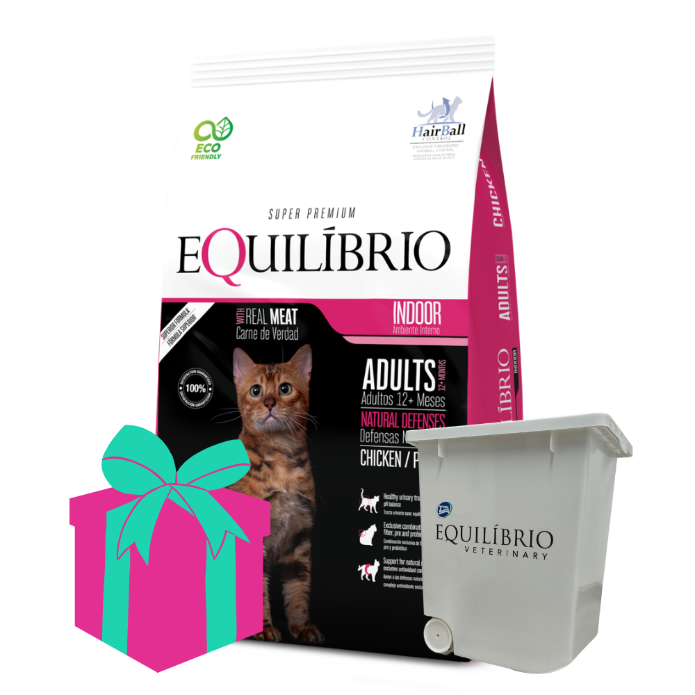 Alimento Equilibrio para gatos Adultos 7.5kg + Tarro DE REGALO!