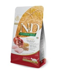 Alimento NYD Ancestral Grain para gato Adulto Castrado 7.5 kg