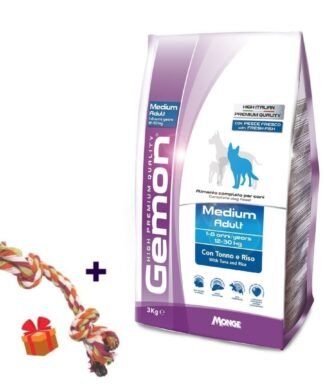 Alimento Gemon para perro Adulto Razas Medianas Atún y Arroz 20 kg