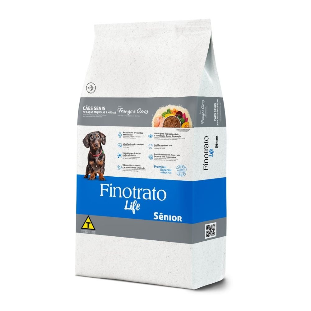 Alimento Finotrato LIFE para perro Adulto Senior 3kg Razas Pequeñas y Medianas