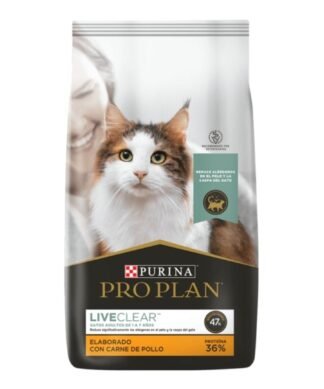 Alimento Pro Plan para gato Adulto LiveClear 3kg