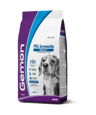 Alimento Gemon para perro Adulto Razas Medianas Atún y Arroz 3 kg