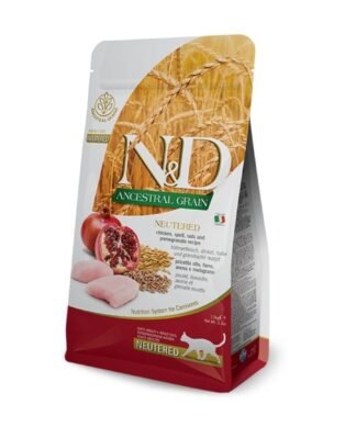 Alimento NYD Ancestral Grain para gato Adulto Castrado 1.5 kg