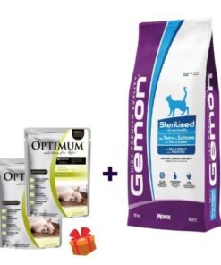 Alimento Gemon para gato Adulto Castrados Atún y Salmón 7kg