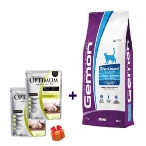 Alimento Gemon para gato Adulto Castrados Atún y Salmón 7kg