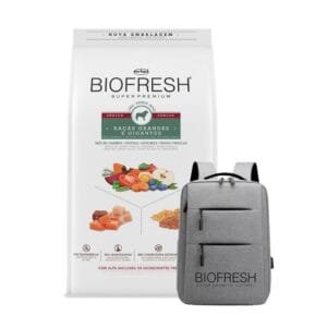 Alimento Biofresh para perro Adulto Mayor Razas Grandes 15kg + MOCHILA DE REGALO!
