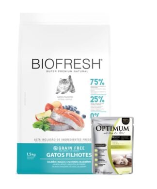 Alimento Biofresh para gato Cachorro Salmón 1.5kg