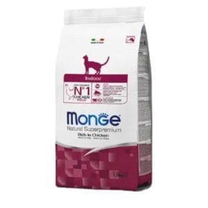 Alimento Monge para gato Adulto Indoor 1.5kg