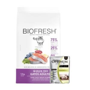 Alimento Biofresh para gato Adulto Salmón 1.5kg