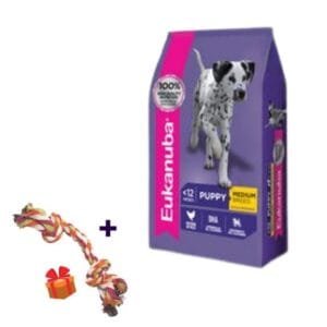 Alimento Eukanuba para perro Cachorro Razas Medianas 15kg