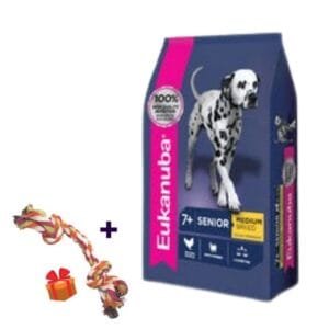 Alimento Eukanuba para perro Adulto Senior Razas Medianas 15kg