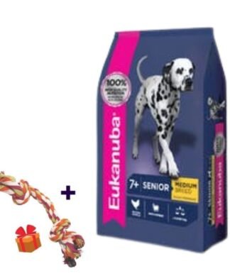 Alimento Eukanuba para perro Adulto Senior Razas Medianas 15kg