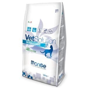 Alimento Monge Vet Solution para gato Dermatosis 1.5kg