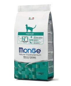 Alimento Monge para gato Adulto Hairball 1.5kg