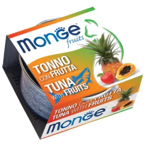 Lata Pate Monge para gato Atún y Fruta 80gr