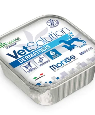 Lata Pate Monge Vet Solution para perro Dermatosis 150gr