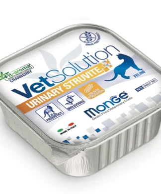 Lata Pate Monge Vet Solution para gato Urinario Struvita 100gr