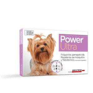 Pipeta Anti Pulgas, Garrapatas y Mosquitos POWER Ultra para Perro