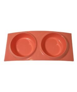 Comedero Doble con Base Curva