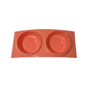 Comedero Doble con Base Curva