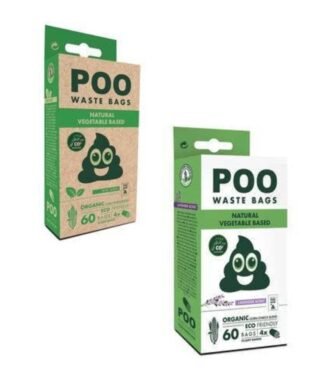Bolsas de Residuos Biodegradables MPETS POO 60 Bolsas