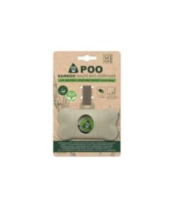 Dispensador de Bolsas MPETS BAMBOO con Bolsa