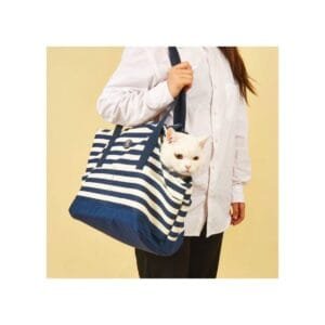 Bolso a Rayas para Transporte FOFOS para gatos y perros pequeños