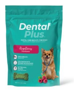 Galletas para Cuidado Dental DENTAL PLUS Frambuesa 180g