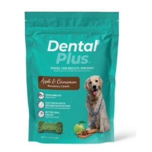 Galletas para Cuidado Dental DENTAL PLUS Manzana y Canela 180g