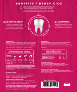 Alternative view of Galletas para Cuidado Dental DENTAL PLUS Frambuesa 180g
