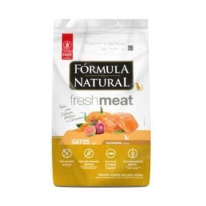 Alimento Formula Natural para gatos Adulto Castrado Fresh Meat Salmon 1kg