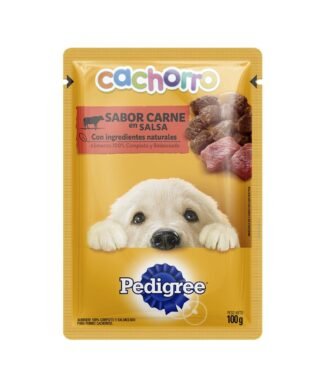 Sobre de Carne en Salsa para Perro Cachorro Pedigree 100g