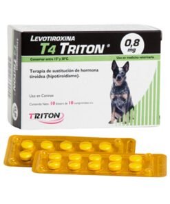 Levotiroxina T4 0.8mg Triton 10 Comprimidos
